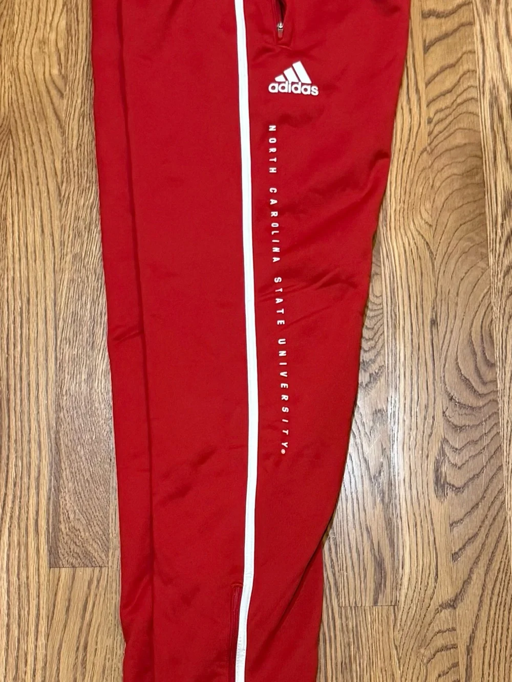 adidas adult NC State Track Pants North Carolina State University